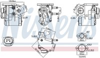 AGR Ventil ** First FIT ** Nissens 98236 Aluminium FüR VW Golf Plus 5 5M1 521 4