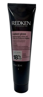 Redken Naked Gloss Lightweight Shine Oil | Travel Size 30 ml / 1 fl oz | NEW