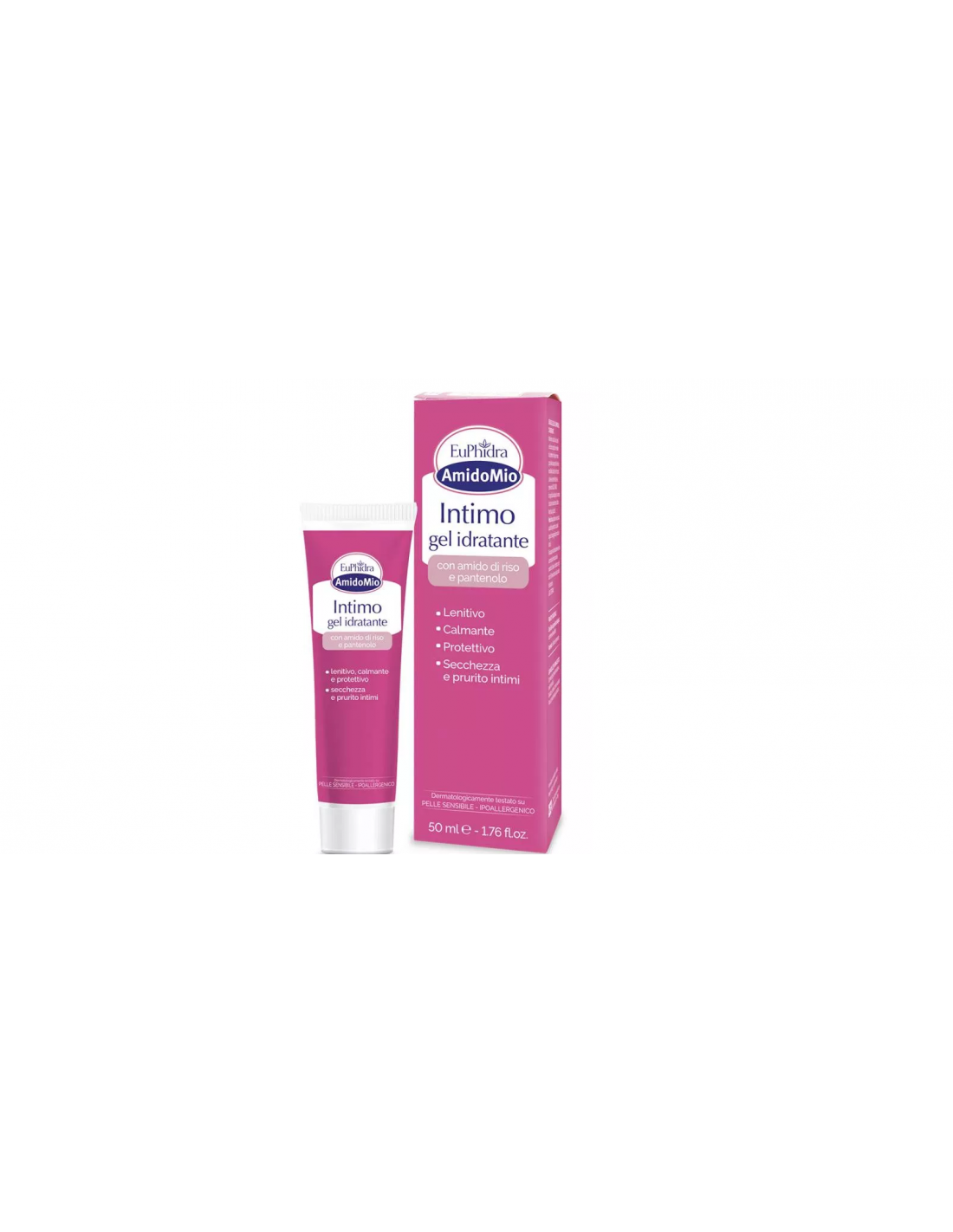Euphidra Amidomio Gel Intimo Idratante Con Amido Di Riso 50Ml - Immagine 2
