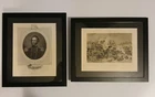 1862 Civil War Framed Prints Gen. Lyon & Battle Of Wilsons Creek By F.O.C.Darley