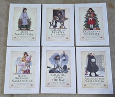Set 6 1996 Vintage SAMANTHA First Edition American Girl Doll Book Pleasant HC DJ
