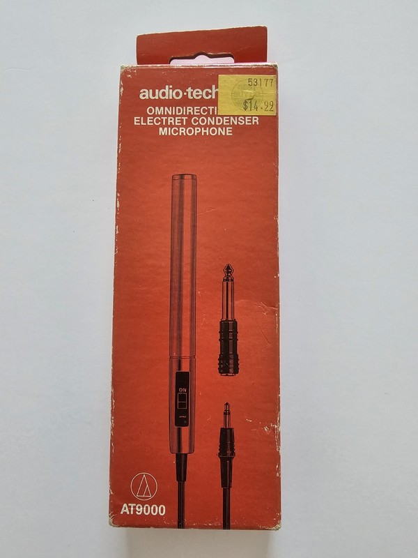 Audio-Technica Omnidirectional Electret Condenser Microphone (AT9000)