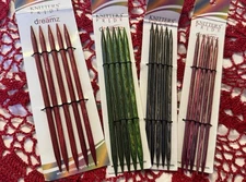 Knitter's Pride-Dreamz Double Pointed 6” Needles 4 Sets 5, 5.5, 4.5, 4 mm
