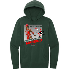 NEW RETRO KINGS AIR MJ 23 8 BIT FOREST GREEN HOODIE SMALL-4XLARGE MADE IN USA