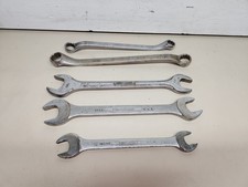 Lot of (5) Williams Superrench Double Open & Box End Wrenches Made in USA Vtg