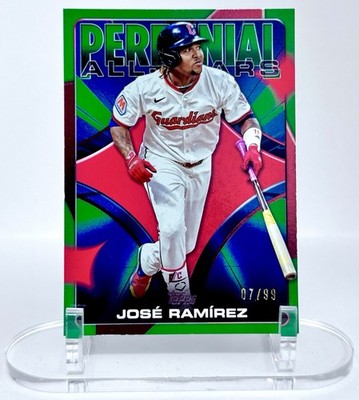 2026 Topps Celebration Jose Ramirez /99 Green Perennial All Stars Guardians