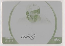 2017-18 Leaf Invictus Printing Plate Yellow 1/1 Michel Goulet #CS-MG1 HOF 0h1