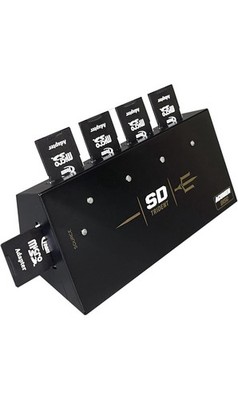 EZ DUPE SD- und microSD-Duplizierer - Eigenständiger 1:4 Secure DigitalSDmicroSD