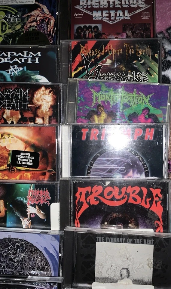 DEATH METAL BAND CDS(From 80s/90s) IN VERY GOOD CONDITION-GWAR/NAPALM DEATH ETC Foto 4 de 4