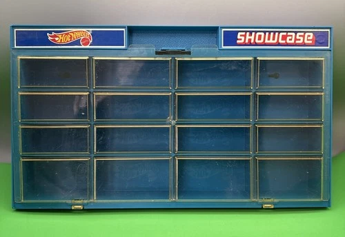 16 Car Wall Mount Showcase Hot Wheels 1981 Mattel Vintage Storage Case