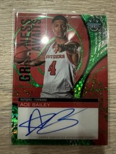 2024-25 Topps Bowman Best Ace Bailey Green Mini-Diamond Auto 62/99 Rutgers