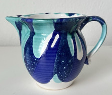 Gmundner Keramik Wasserfall blau Milchkanne Kanne 10 cm GK109 (2603DE4) 02/26