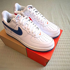 Nike Air Force 1 '01 Low NYC Knicks White/Rush Blue-Brilliant Orange 10.5