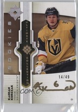 2022-23 Ultimate Collection Emblems Rookies Gold 14/49 Kaedan Korczak Auto 1u6