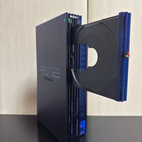 Playstation 2 SCPH-50000 MB/NH Midnight Blue PS2 Console Tested W/Controller