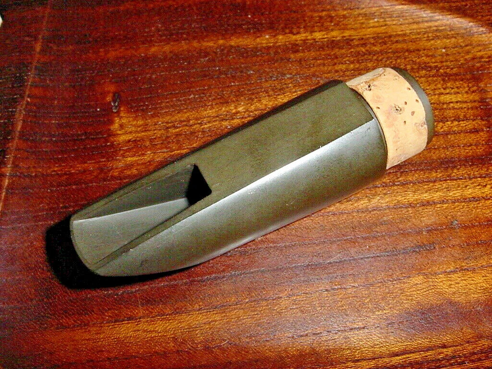 BOQUILLA CLARINETE E PLANA GEORGE M BUNDY #3 NUEVO STOCK ANTIGUO GOMA DURA Foto 2 de 3