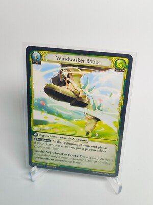 Grand Archive TCG Windwalker Boots EN-021 R FTC