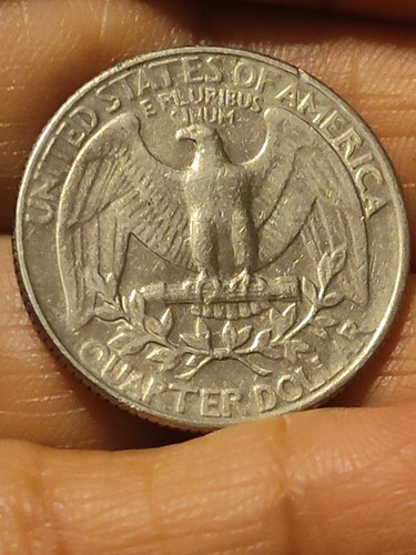 1983 d washington quarter Error Missing Letters, Double Struck, D Over P - Picture 8 of 8