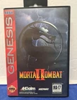 Mortal Kombat II (Sega Genesis, 1994)Has Poster But No Manual