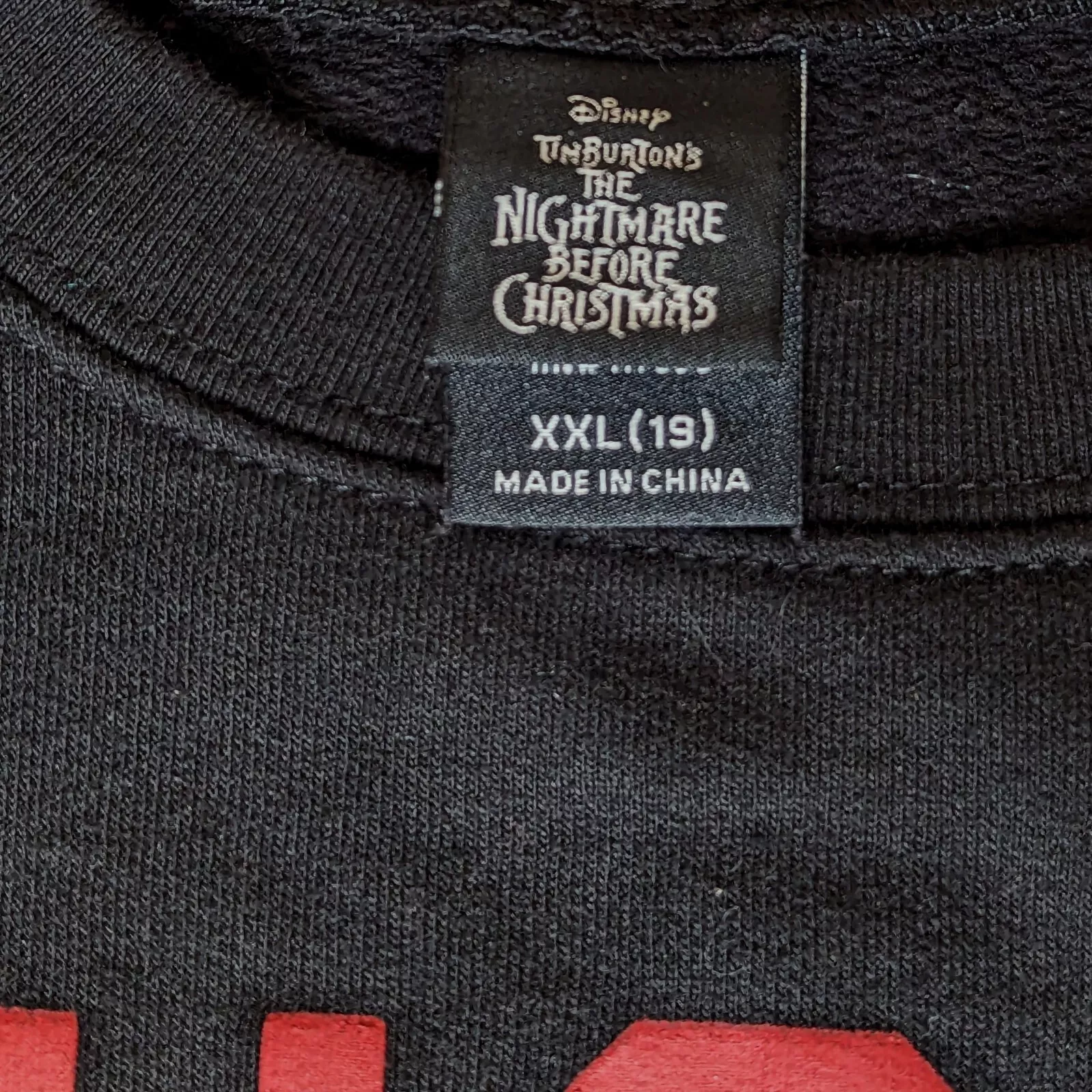  tim burton's the nightmare before christmas sweatshirt