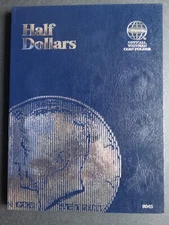 Whitman Kennedy Half Dollar Plain Coin Folder Album Book 9045