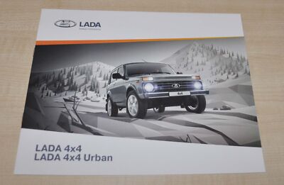 2020 Lada Niva 4x4 / 4x4 Urban VAZ Russian Brochure Prospekt