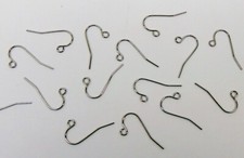 100 STAINLESS Steel Ear Wires Hooks  21 gauge  open loop Earrings  EarWires