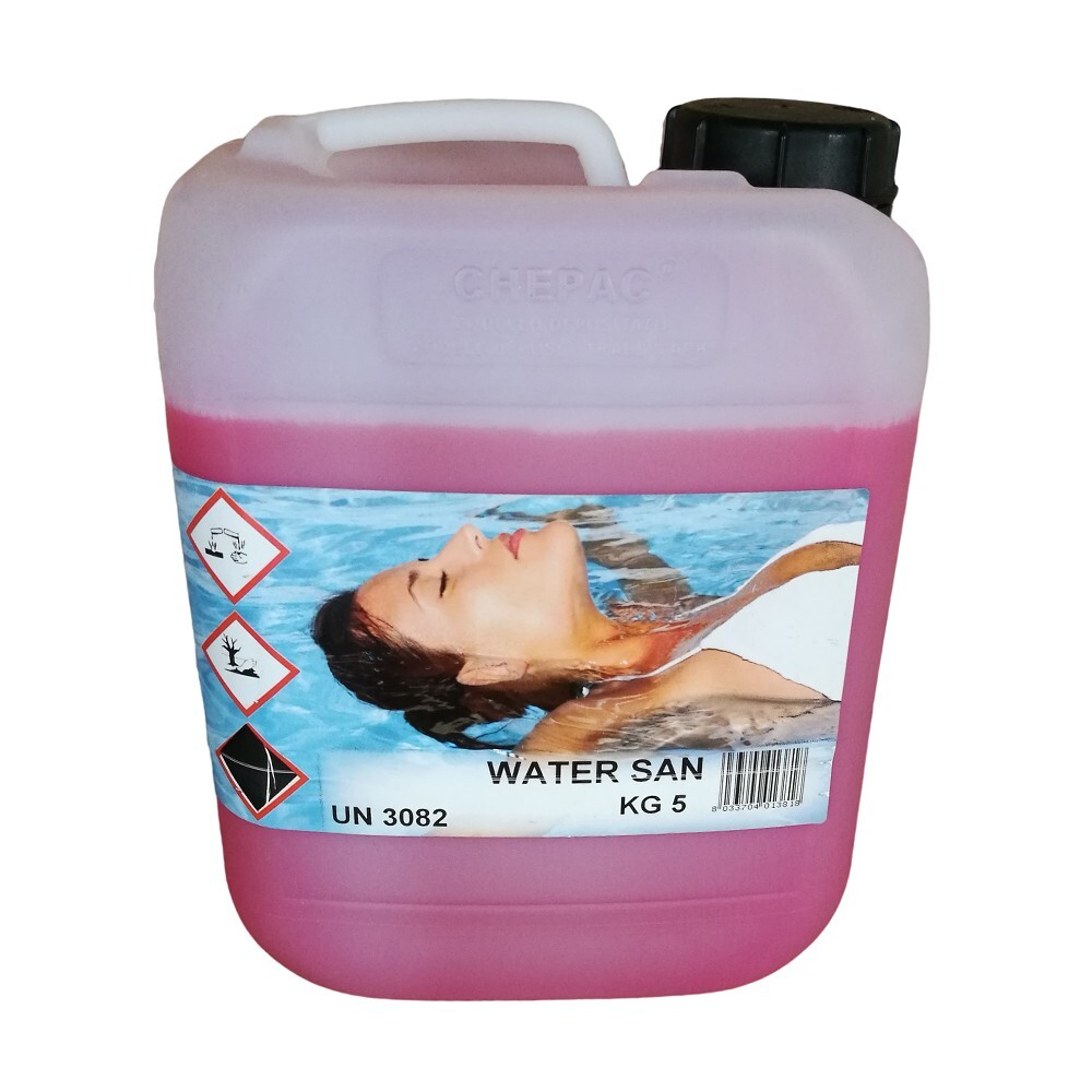 Water San 5 kg Detergente igienizzante per pulizia superfici circostanti piscina - 1