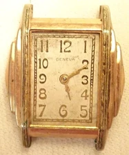 Geneva Wristwatch 15J Antique Men's Swiss Parts or Repair