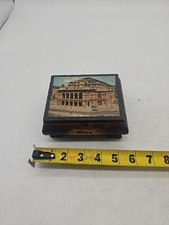 Vintage Wien Vienna Music Box Swiss Reuge Inlaid Wood Case Works