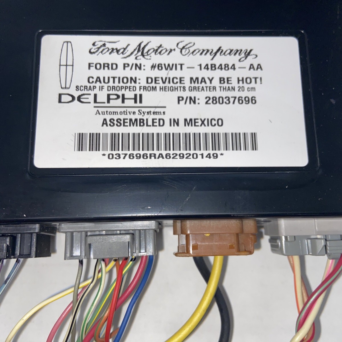 2005-2011 LINCOLN TOWN CAR RADIO AMPLIFIER OEM # 6W1T-14B484-AA