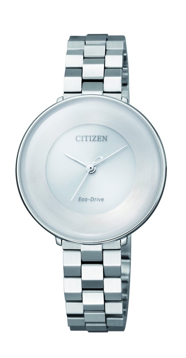 CITIZEN EM0600-87A Eco-Drive Ladies Solar Watch WR50m Silver RRP