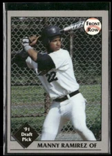 1991 Front Row Draft Picks #47 Manny Ramirez Silver