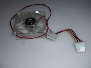 MS-Tech Kühler Lüfter 80x80 mm 12V Cooling FAN PC Computer Gehäuselüfter