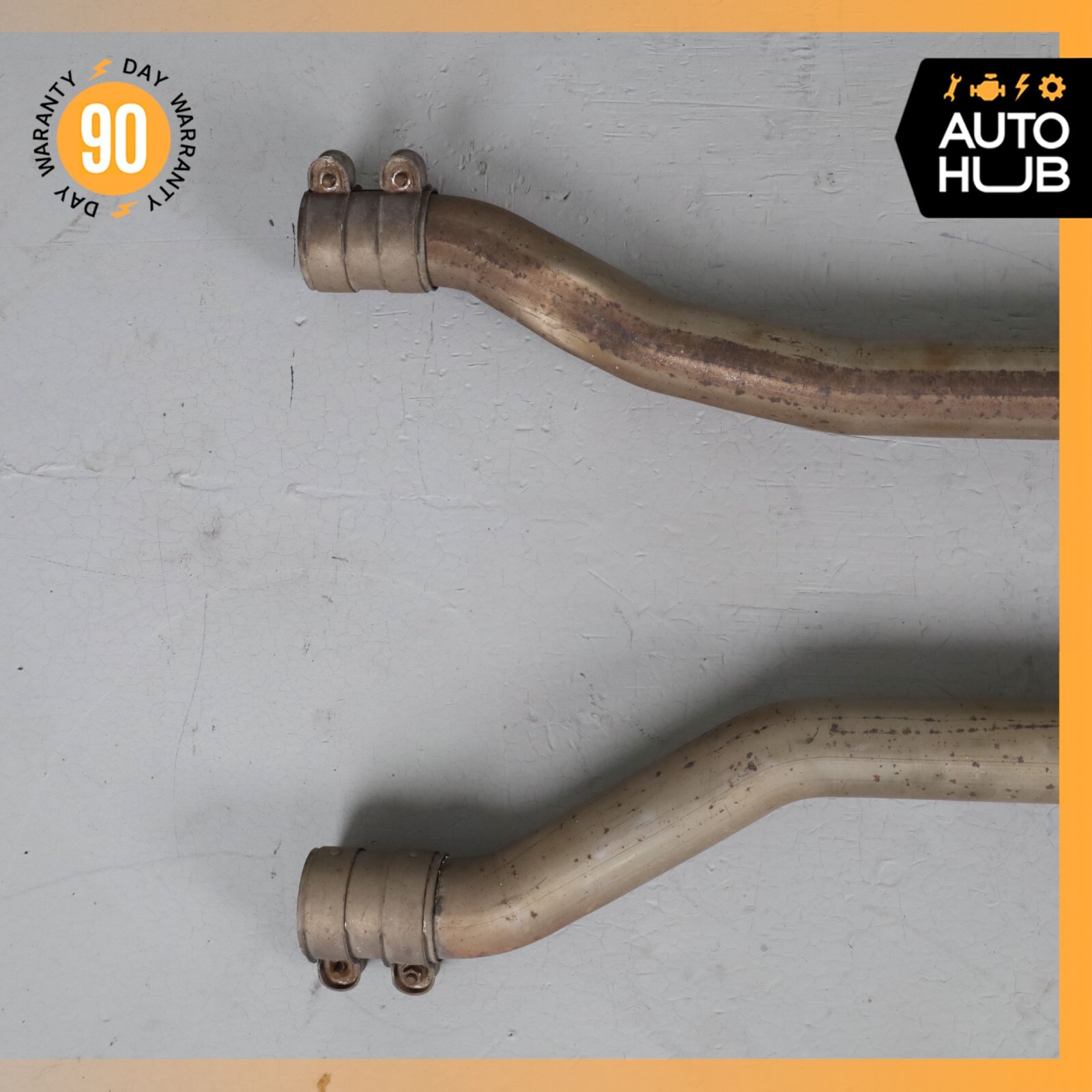 Bentley Continental GT 6.0L Middle Exhaust Downpipe Left & Right Side OEM