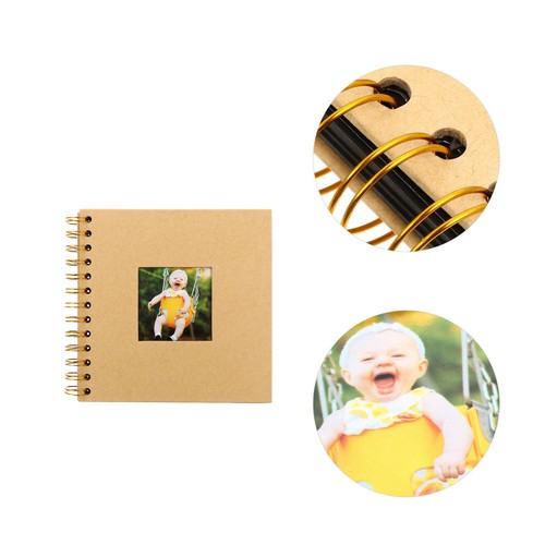 Baby Fotoalbum Mit Bären-Motiv - Weiches Erinnerungsbuch Für 17 Fotos