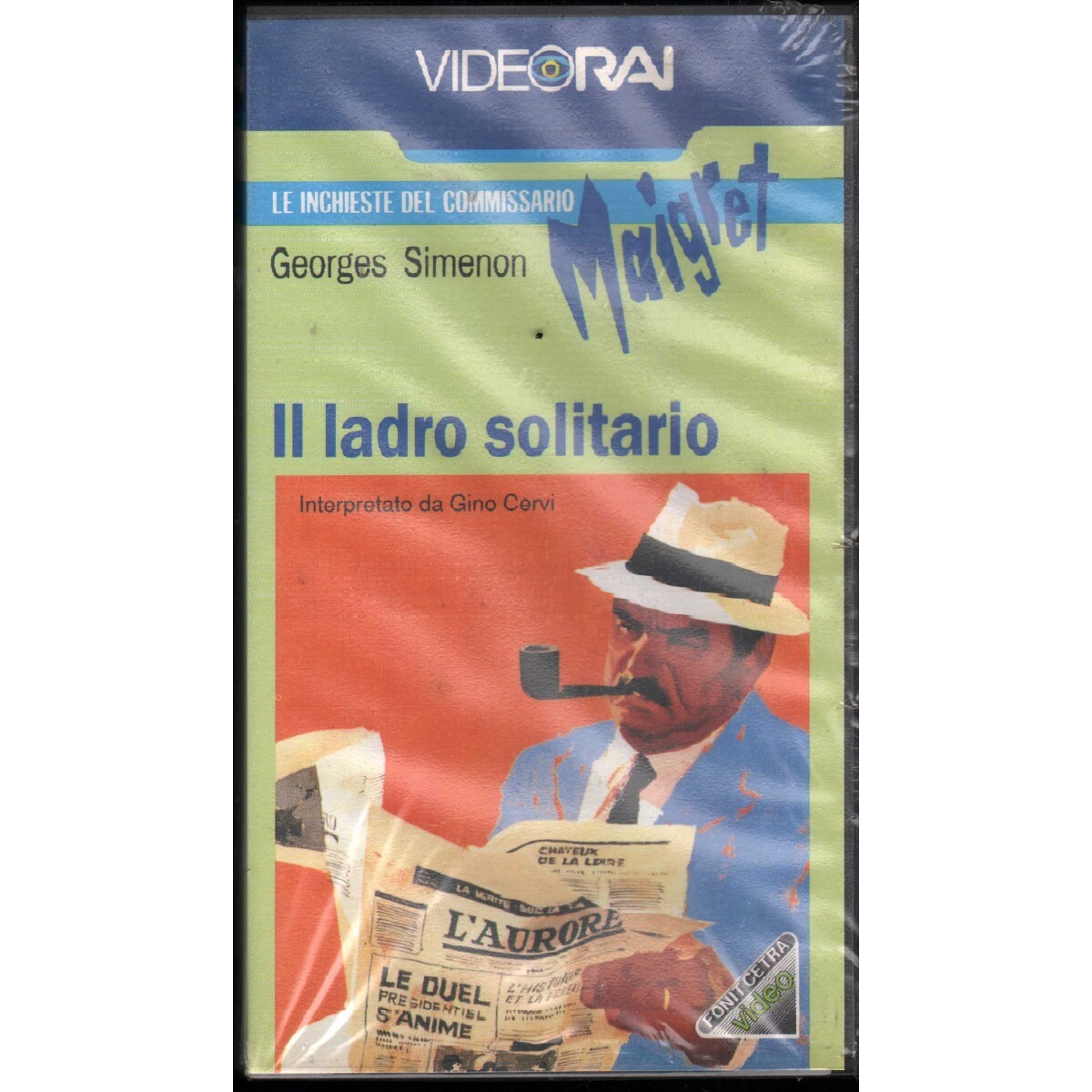 Il Commissario Maigret, Il Thadro Solitaire VHS Mario Landi Univideo - VRN215...