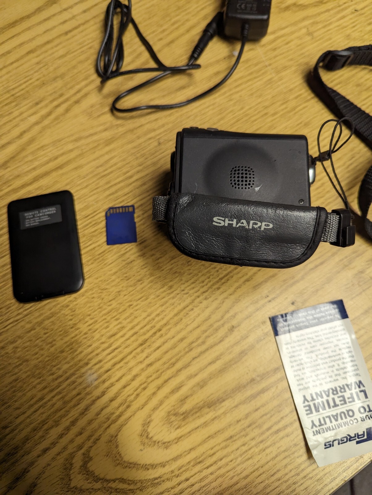 Sharp Viewcam Z VLZ5 Mini DV Camcorder Tested And Working W/ Case And Charge eBay