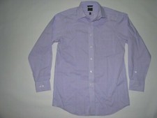 Chaps Non-Iron Classic Fit Dress Shirt Lavender Glen Plaid Men's 15 32/33 NWOT