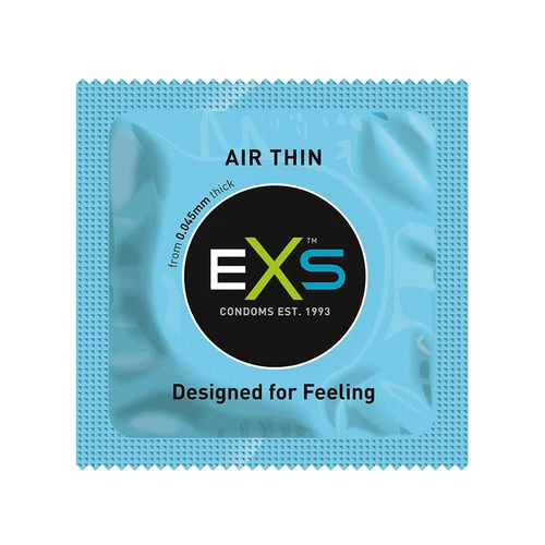 EXS Air Thin Feel Condoms Extra Pleasure Lube Premium Quality UK NHS Supplier