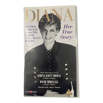 Diana: Her True Story VHS - 1993 Starvision Royal Documentary Film - Serena Scot