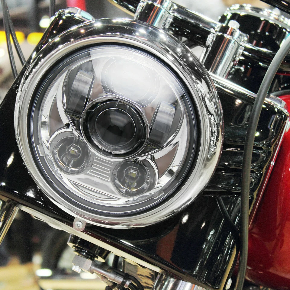 4Pcs 5.75" inch Round LED Headlights DRL High-Low Beam for Jaguar XJ6 XJS XJ12 - Image 4 of 4