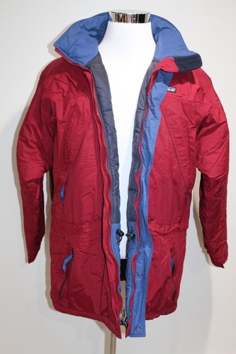 Rare Vintage Patagonia Insulated DAS Puffer Jacket 90's Parka Red Blue Mens M - Picture 2 of 9