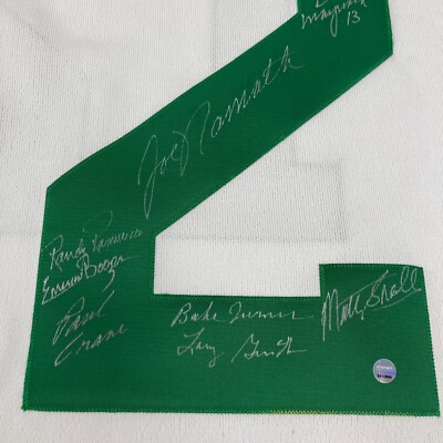 ジョー・ナマス ニューヨーク・ジェッツ ジャージ 1969年 1969 New York Jets Super Bowl Champs Team Signed Jersey Joe