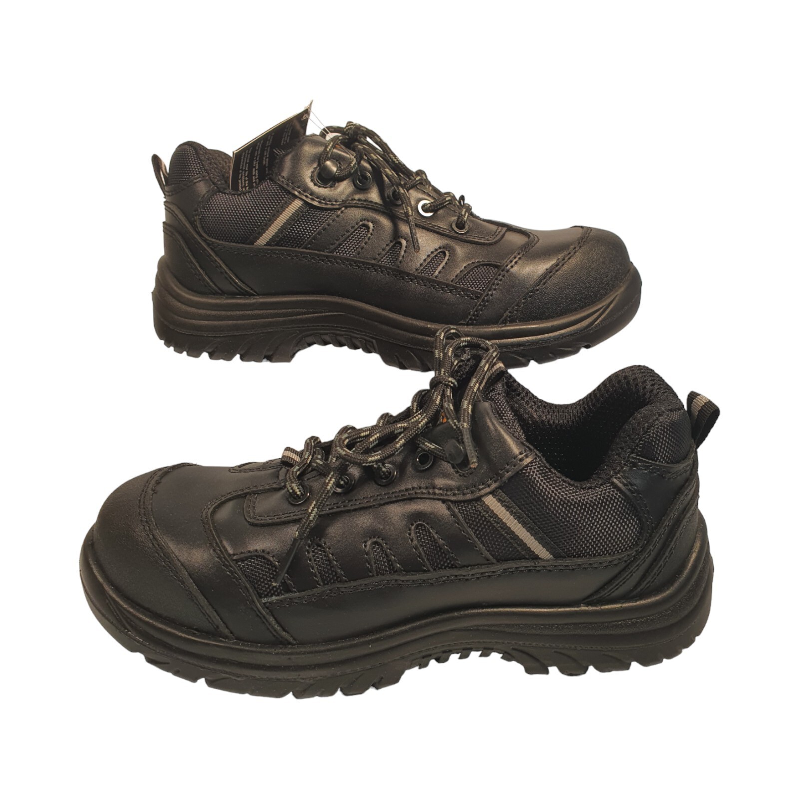 Grafters Cullman Leather Safety Shoe M462A Trainer Black UK Size 7 EU 41