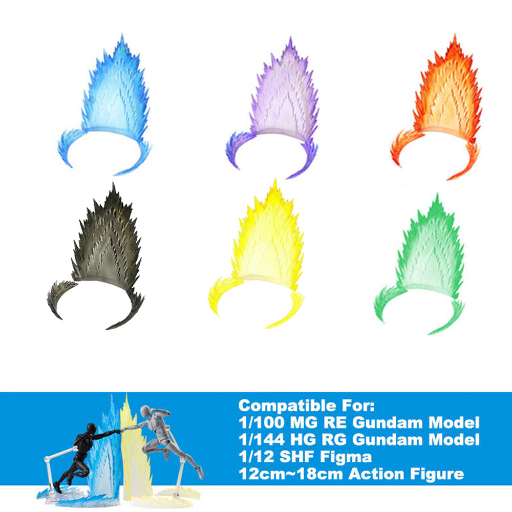 For Tamashii Dragon Ball 1/12 Action SHF Figure Energy Aura Effect Stand Holder - Foto 8