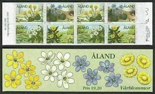 Aland H95 Booklet 1997 MNH Plants Flowers