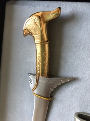 Royal Selangor Gold + Pewter Malaysian Keris Sundang A Warriors