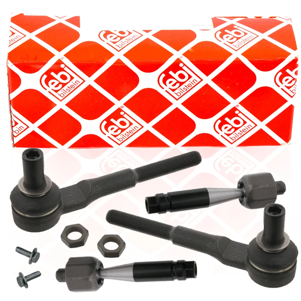 2x FEBI BILSTEIN Spurstange + Spurstangenköpfe Satz für AUDI A6 C6 ALROAD AVANT
