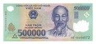 1 MILLION VIETNAM DONG = 2 x 500 000 Vietnamese Dong Currency - UNC VND Banknote